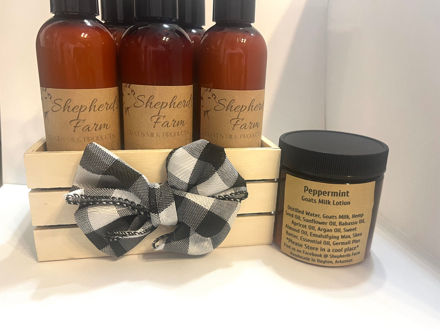 Peppermint lotion