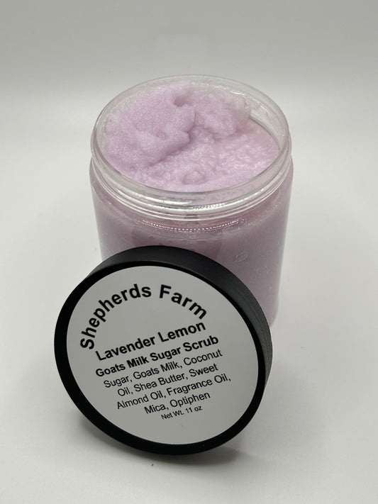 Lavender Lemon Goats Milk Sugar Scrub